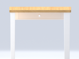 loft table on alvina white laredoute interieurs art 2080702 - gdj543 3D 模型
