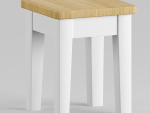 loft stool laredoute alvina Modelo 3D