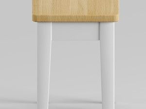 loft stool laredoute alvina Modelo 3D