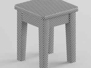 loft stool laredoute alvina Modelo 3D