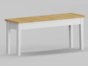 loft bench for 2 persons laredoute alvina 3D Model