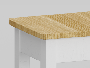 loft bench for 2 persons laredoute alvina 3D Model