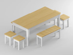 koleksi dapur furnitur loteng laredoute alvina Model 3D