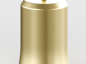 modern table lamp made of brass and opal glass laredoute moricio 3D Model