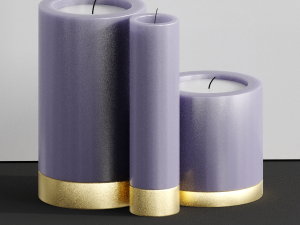 modern candle 3D Модель