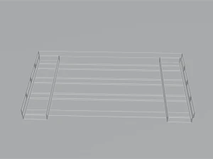 paths made of wood branches and bricks 3D Model