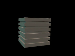 विज्ञान कथा लैंप 3D मॉडल