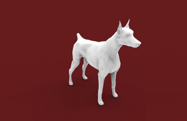 this is a dog 3D Model .c4d .max .obj .3ds .fbx .stl .blend 