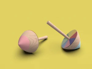 Trottola stampabile in 3D Modello di stampa 3D