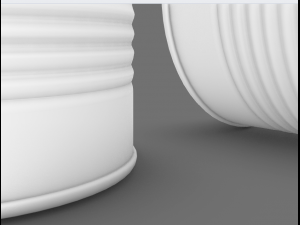 tin can 3D 打印模型