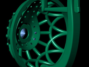 gems in a spider web 3D-printmodel