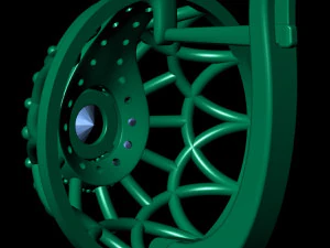 gems in a spider web 3D Print Model