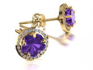 stars earrings 3D प्रिंट मॉडल