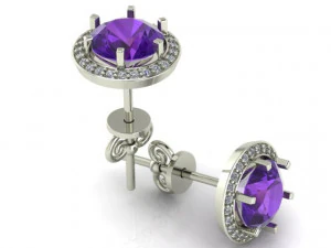 stars earrings 3D Print Model