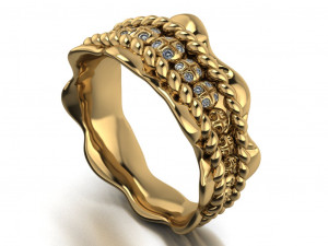 rope ring Model do druku 3D
