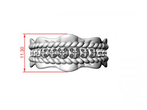 anello di corda Modello di stampa 3D