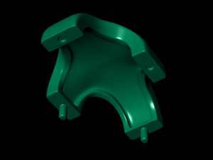 teat gold bracelet Modelo de Impressão 3D