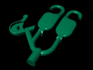 teat gold bracelet Modelo de Impressão 3D