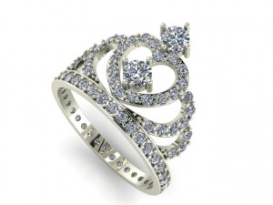 crown ring Modèles 3D en vedette