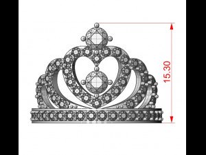 crown ring Modèles 3D en vedette