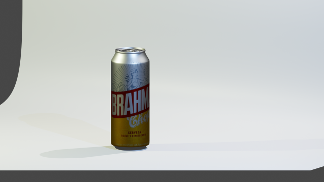 brahma beer can Modelo 3D .c4d .max .obj .3ds .fbx .stl .blend 