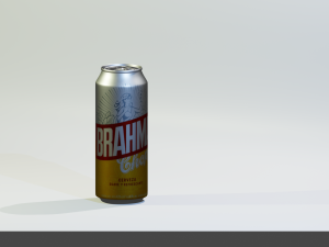 brahma beer can Modelo 3D