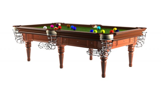 a pool table 3Dモデル .c4d .max .obj .3ds .fbx .stl .blend 