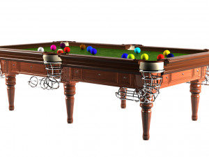 a pool table Modelo 3D