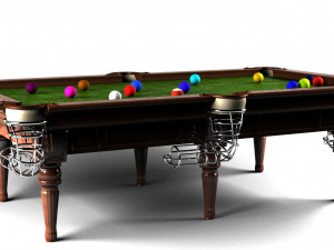 a pool table 3Dモデル