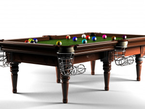 a pool table 3Dモデル