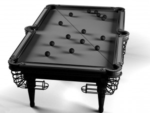 a pool table 3Dモデル
