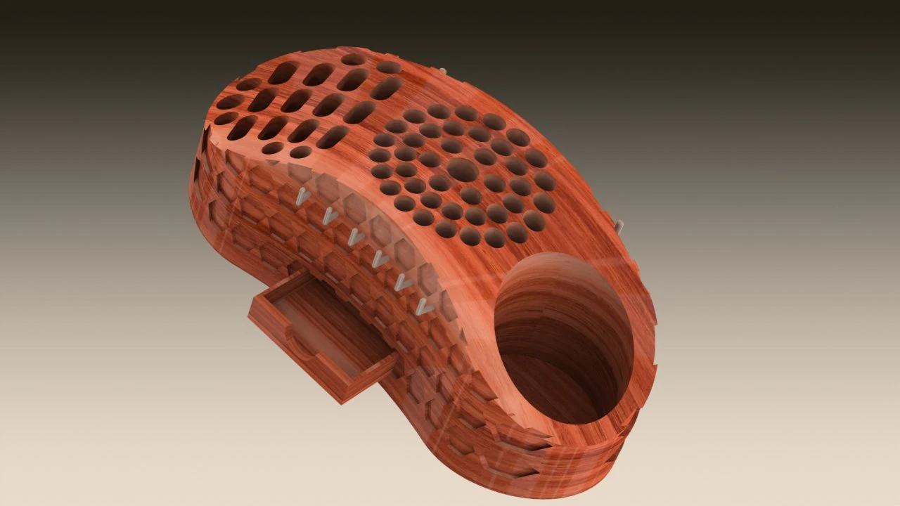 pen holder 3D Print Model .c4d .max .obj .3ds .fbx .stl .blend