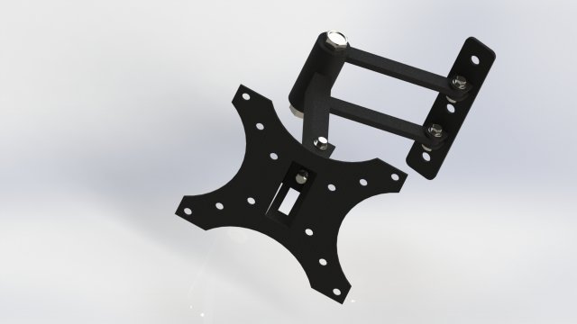 tv wall mount 3D मॉडल .c4d .max .obj .3ds .fbx .stl .blend 