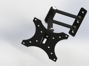 tv wall mount Model 3D