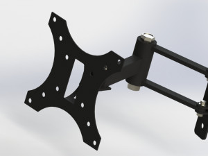 tv wall mount 3D मॉडल