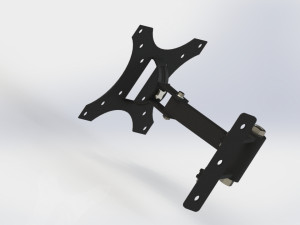 tv wall mount 3D मॉडल