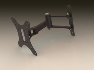 tv wall mount 3D मॉडल