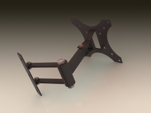 tv wall mount 3D मॉडल