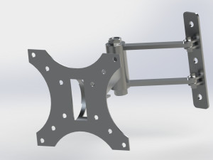 tv wall mount 3D मॉडल