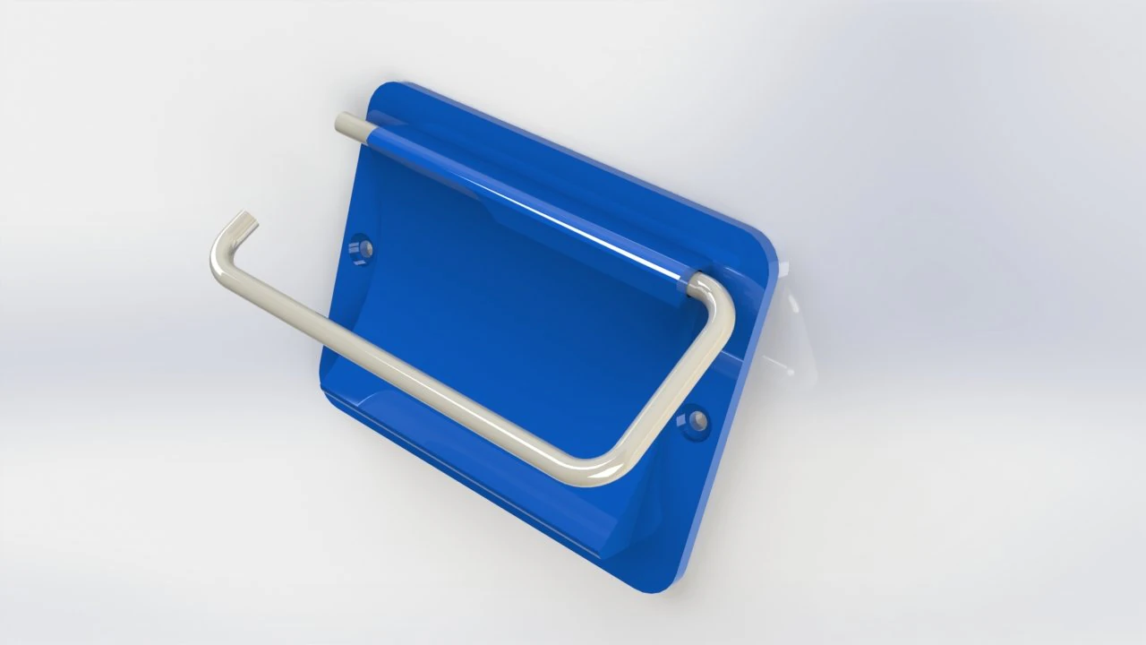 toilet paper holder 3D Print Model .c4d .max .obj .3ds .fbx .stl .blend 