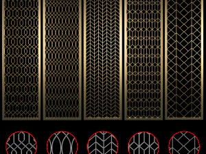 pannello 3d partizionato cnc-05 Modello 3D