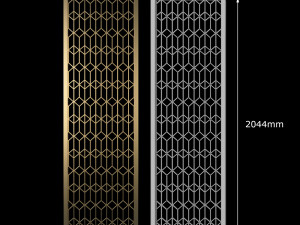 cnc-05 partition 3d panel 3D मॉडल