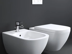 Toaleta Happy D2 montowana na ścianie Duravit Rimless Model 3D