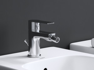 Happy D2 Toilet wall mounted Duravit Rimless Modello 3D