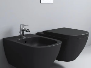 Happy D2 Toilet wall mounted Duravit Rimless 3D Model