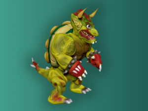 brawler fan model 3D 모델
