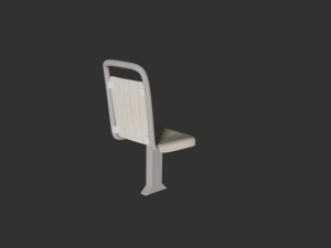 bus seat 3D 模型