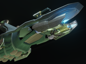 sci-fi spaceship 3D Model