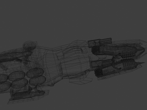 sci-fi spaceship 3D Model