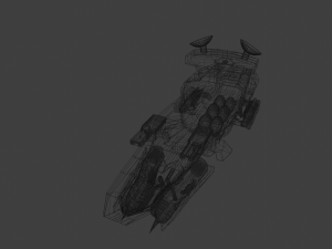 sci-fi spaceship 3D Model